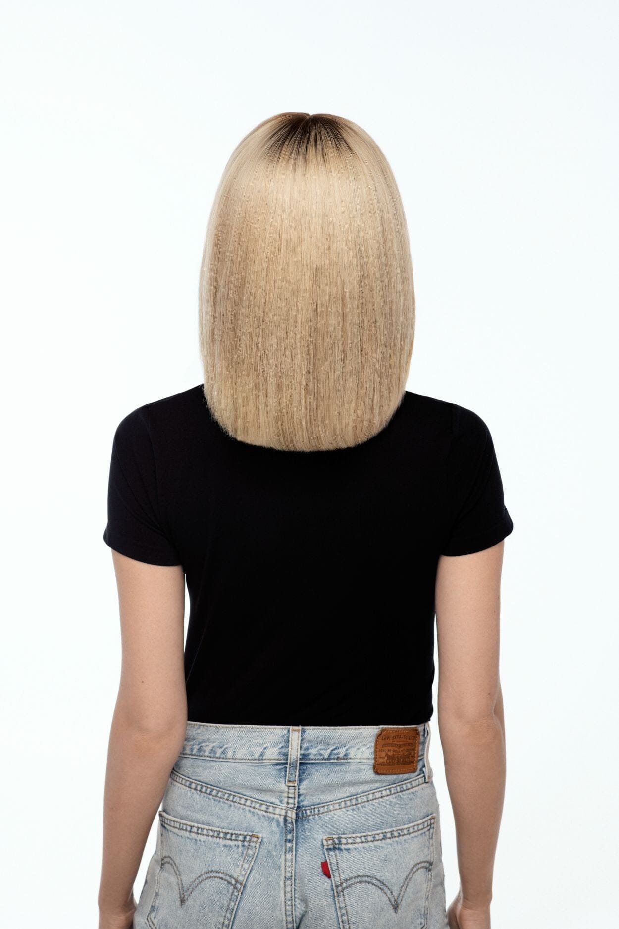 Easy Top Human Hair Topper by TressAllure in 10" or 14" (10" is pictured)