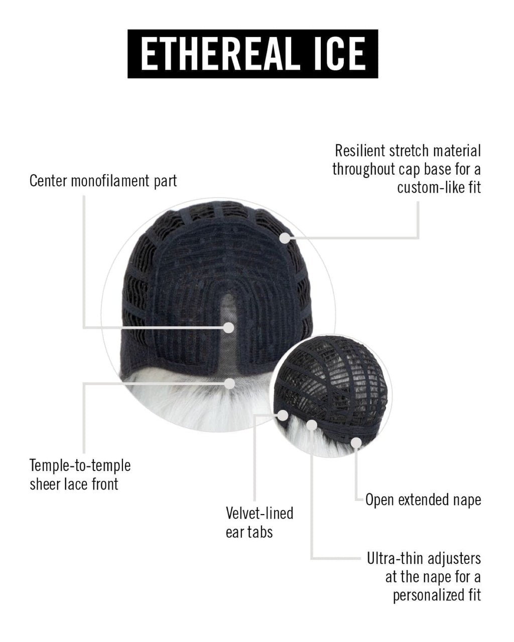 Ethereal Ice Wig by Hairdo