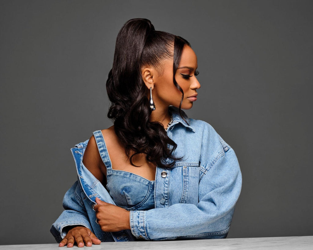 21" Lux Curls Claw Clip Pony by Kim Kimble