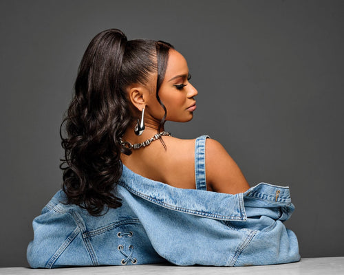 21" Lux Curls Claw Clip Pony by Kim Kimble