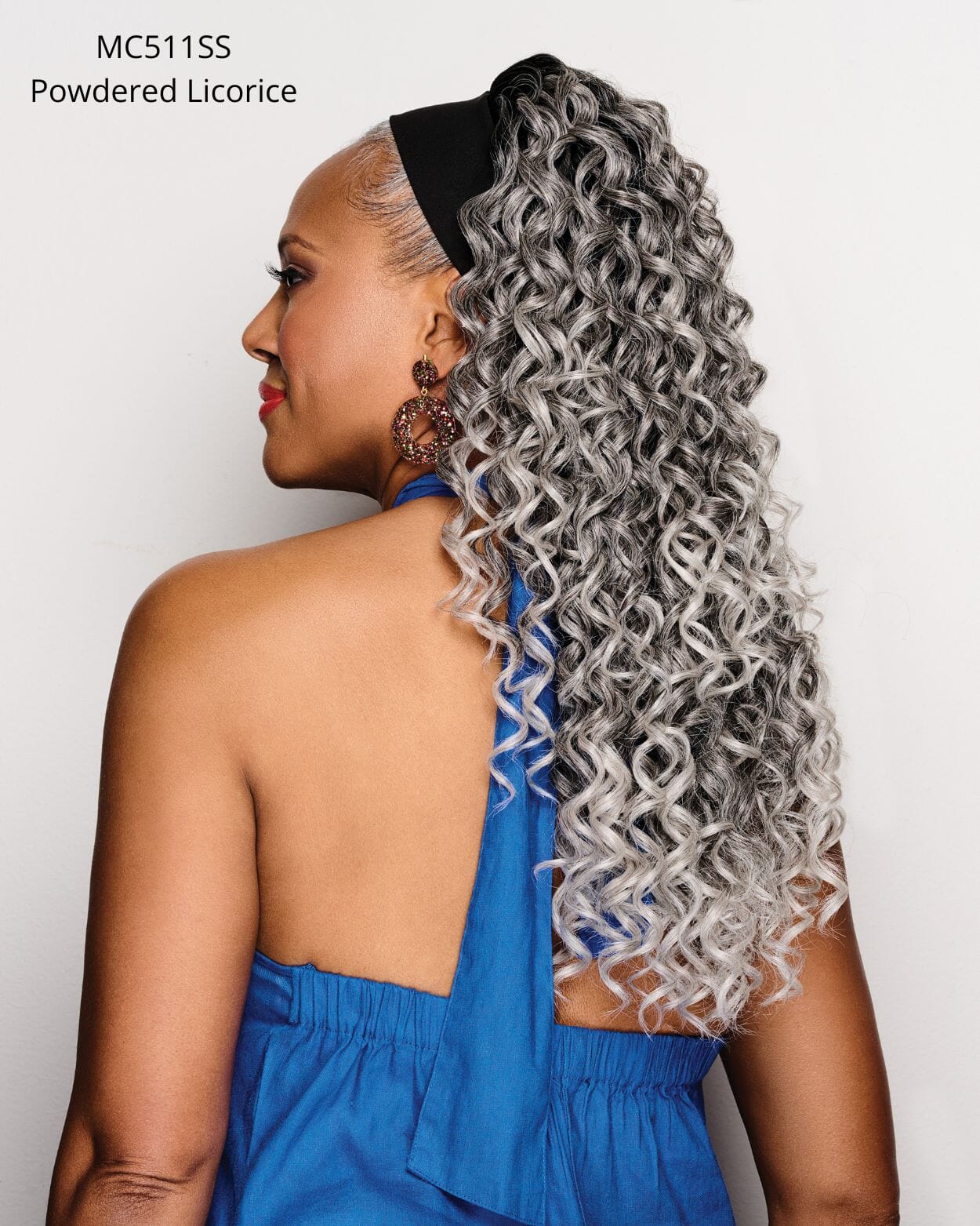 26 in Long Curled Headband by Kim Kimble