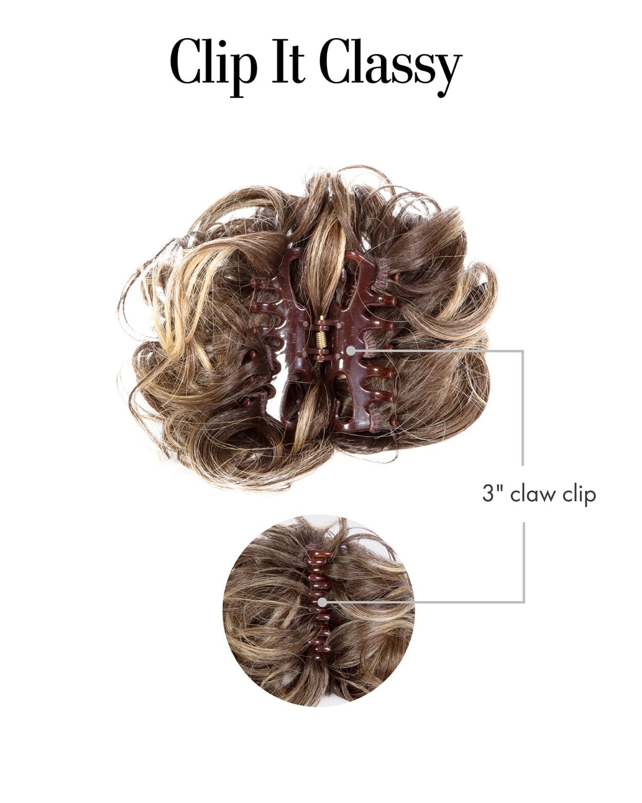 Clip It Classy Hairpiece by Kim Kimble