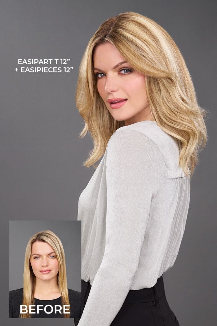 Easipart T 12" Remy Human Hair Topper by Jon Renau | Discontinued | All Sales Final