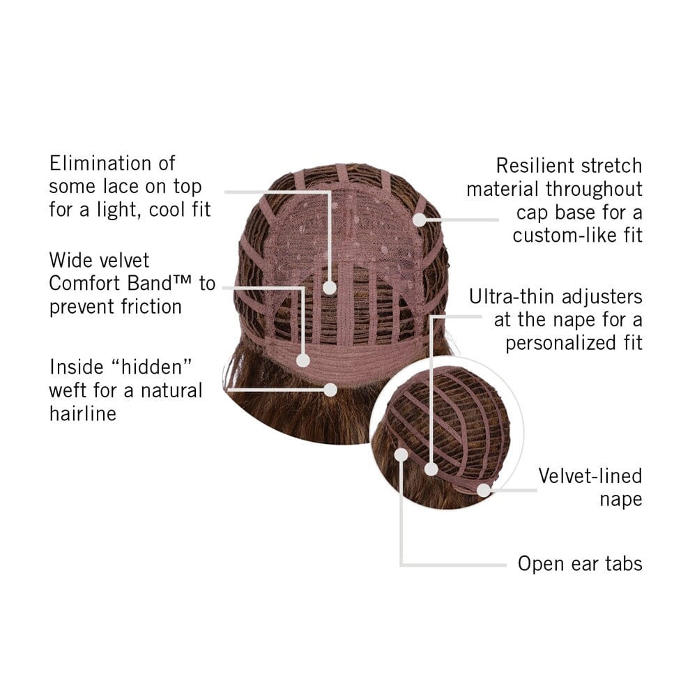 Courtside Waves Wig by Hairdo